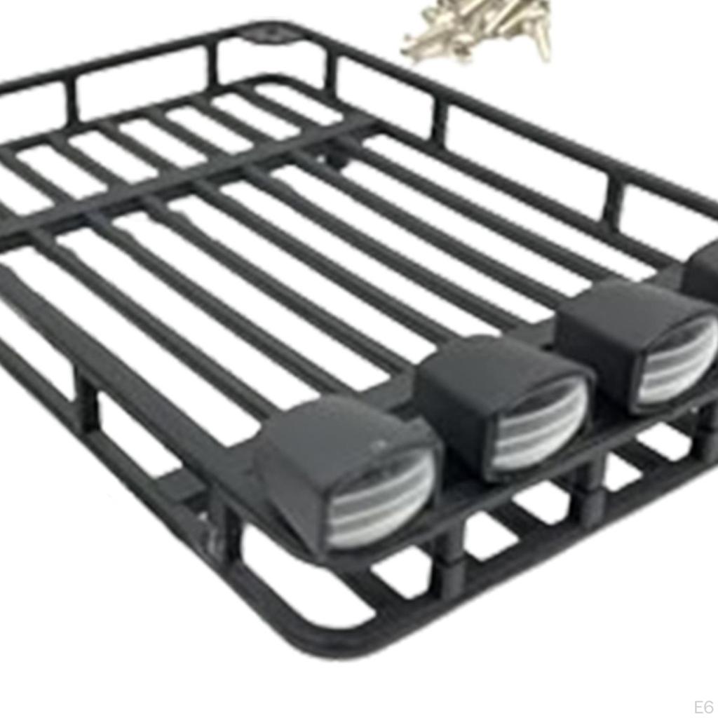 1/10 RC Roof Rack Luggage Carrier, Car Accessory for SCX10 AX90018 Accessories Part