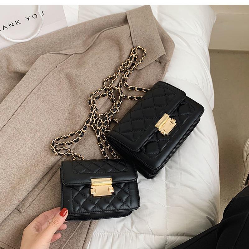 Internet celebrity chain bag women's popular new fashion versatile shoulder messenger small square bag