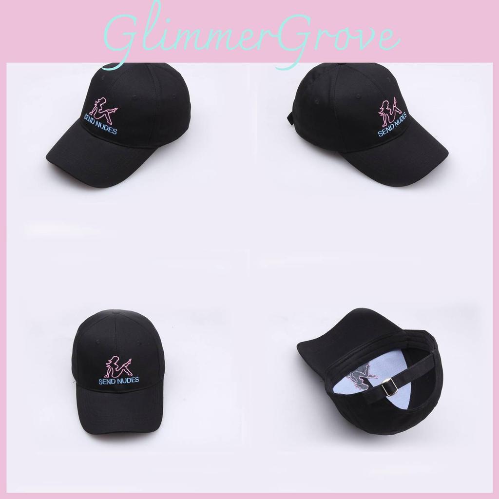 Women Casual Cotton Letter Embroidered Baseball Cap Sun Hat For Summer And Spring