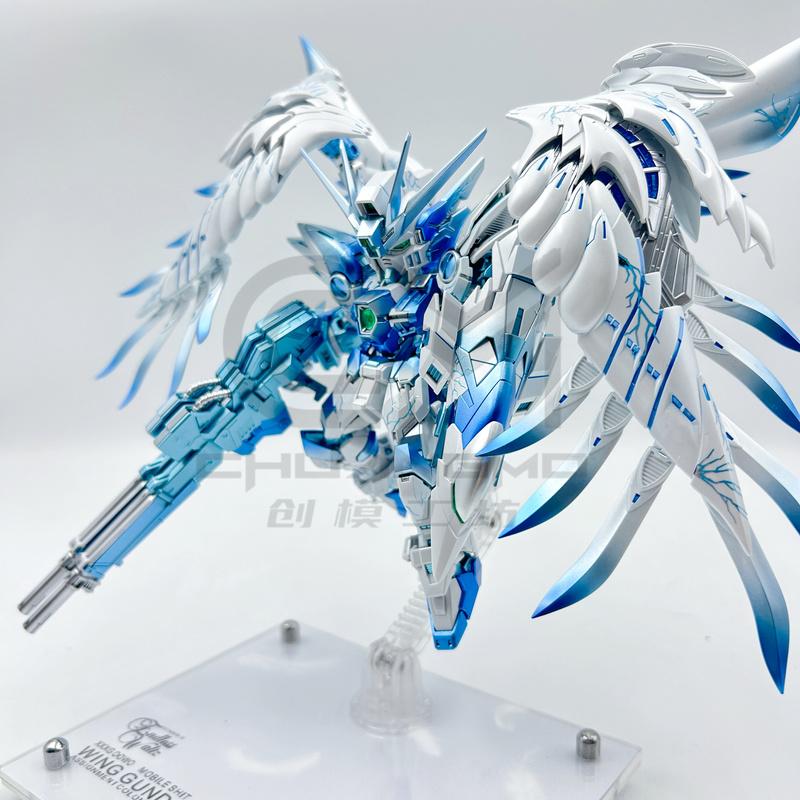 MGSD Wing Zero - Glacier Blue Limited Edition Mech Assembly Model Kit Action Figures Ornamental Boys' Puzzle Toys Collectible