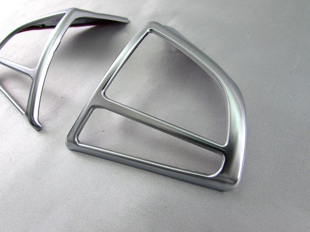 BRIGHTZ Satin Silver Steering Switch Cover for Wagon R Stingray MH55S Compatible with and 55 Wagon R Stingray [INT-ETC-581] MH, MH55, H55,