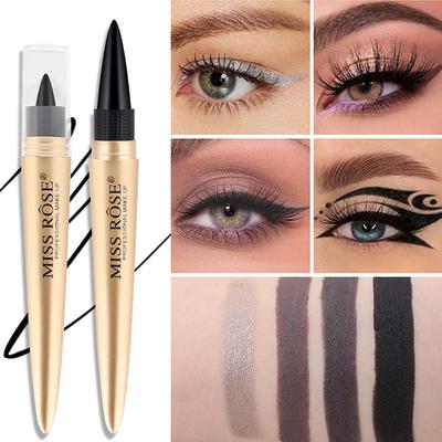 Cool Black Intense Eyeliner Color Eyeliner Αδιάβροχο μακράς διαρκείας μακιγιάζ Μολύβι ματιών χωρίς μουτζούρες