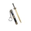 Katana Sword Pendant Keychain Mini cutlery Model with Sheath Toy Knife Metal Anime Key Ring Ornament Purse Charm Accessories