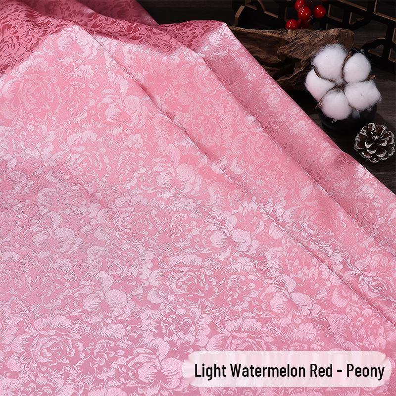 Antique Silk Jacquard Fabric for Chinese Hanfu and Tang Suit Costumes