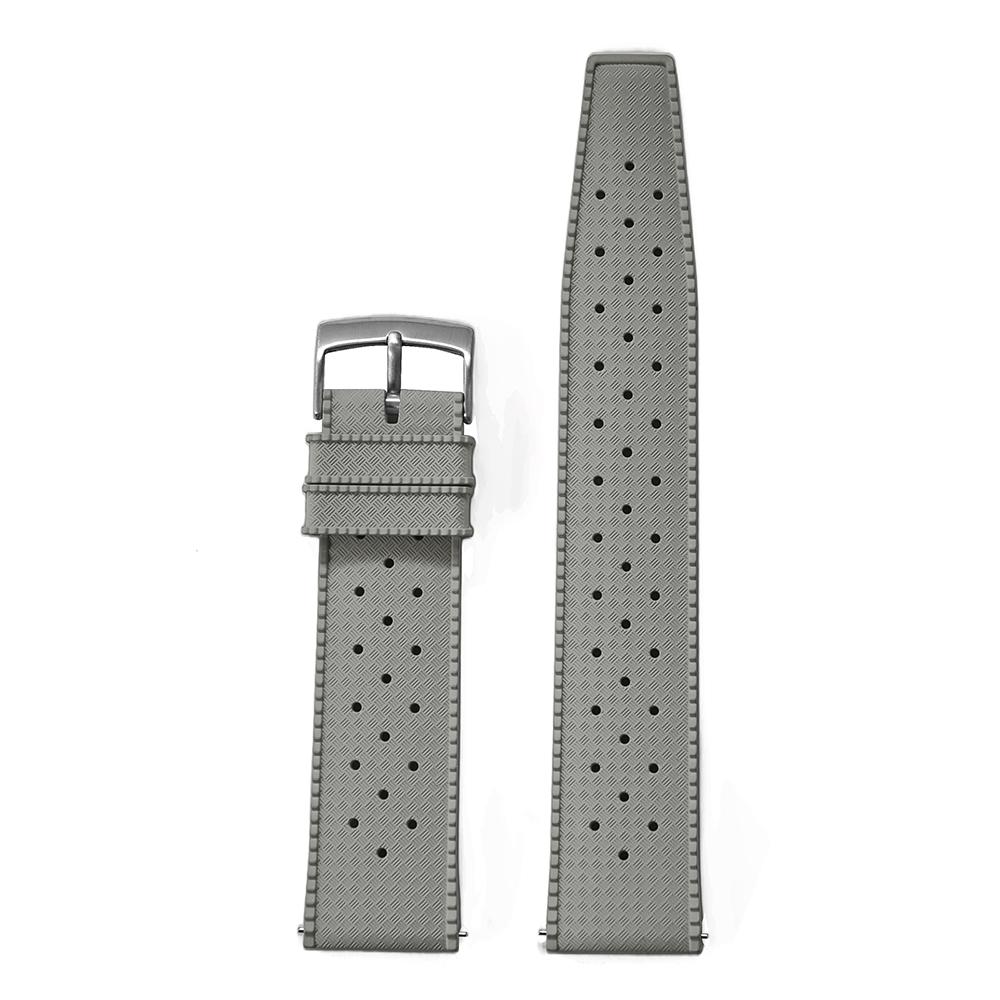 18/19/20/21/22/23/24mm Tropische FKM-Gummi-Uhrenarmbänder Schnellverschluss FPM-Armband Langlebiges Weiches Armband Wasserdichtes Sportuhr