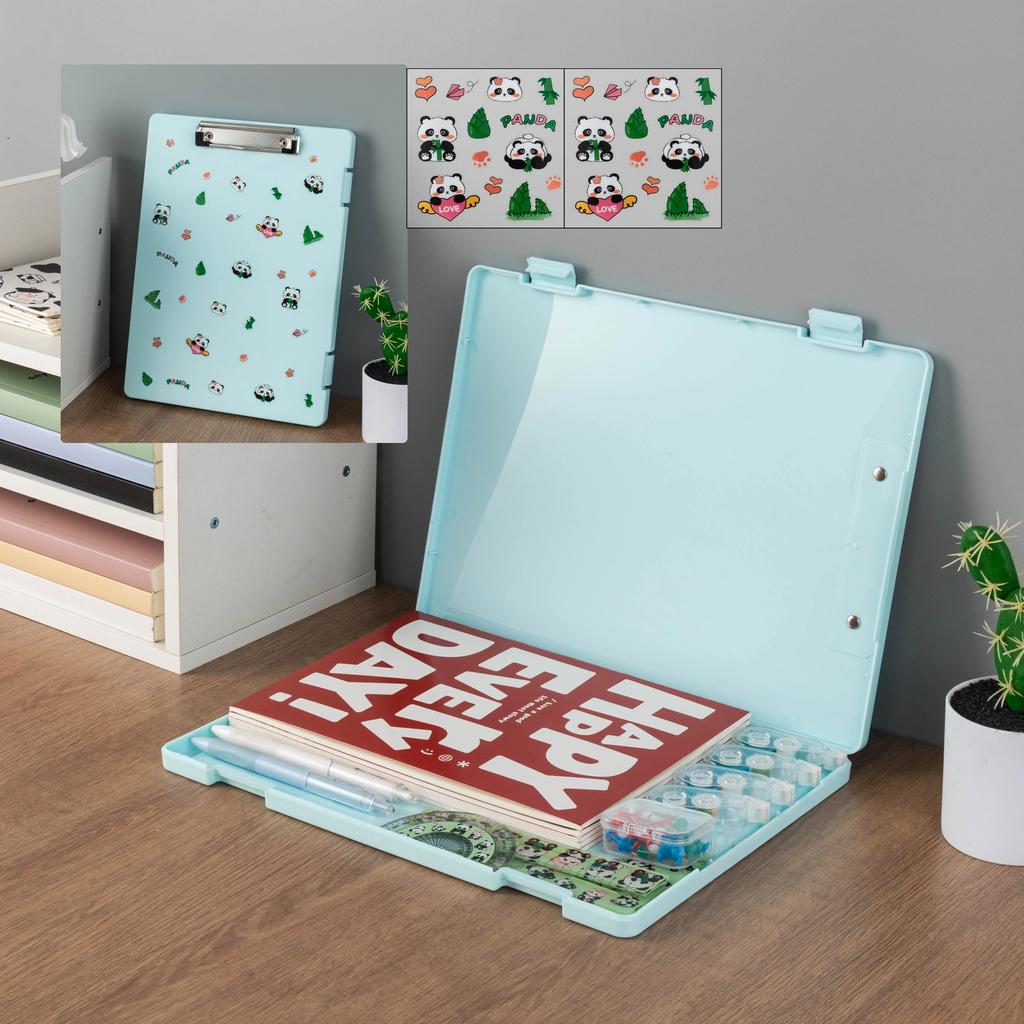 Cartella portadocumenti A4 Blocco appunti Blocco appunti Memo Scheda di prova Scatola portaoggetti Organizzatore Materiale scolastico stazionario