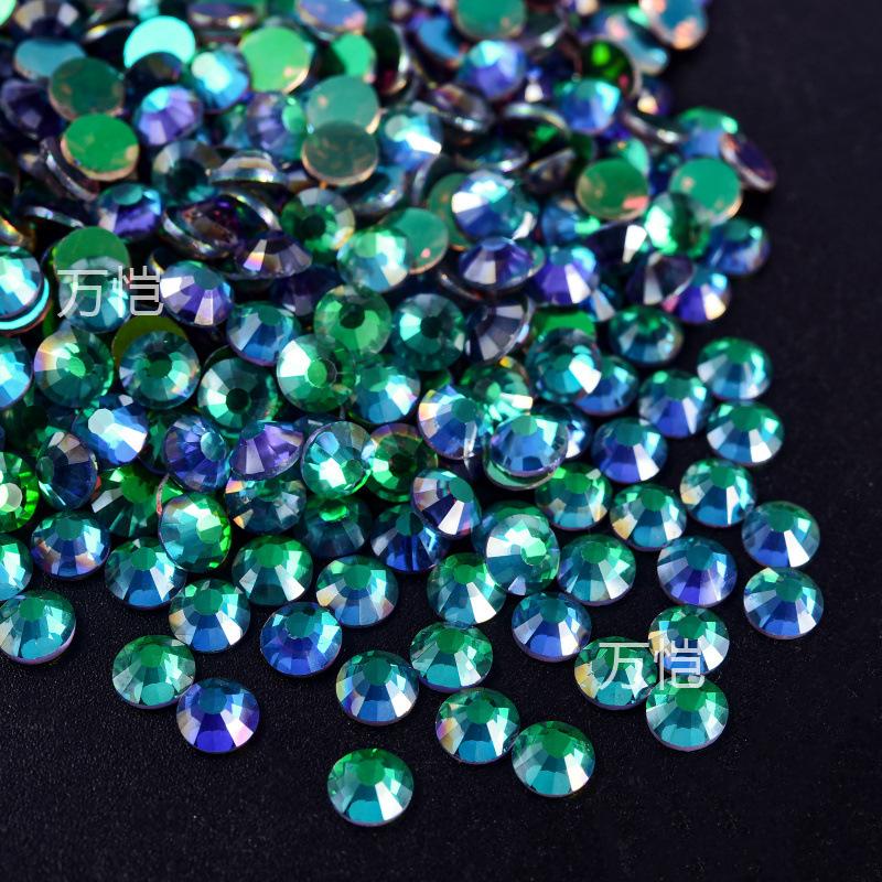 Ss3-Ss16 Mixed Size Flat Bottom Drill, Mobile Phone Case Diy Sticker Diamond Crystal Glass, Creative Nail Art Jewelry Accessories