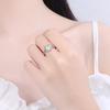 Anillo Princesa de Plata de Ley S925 con Diamante Simuladopara Mujer