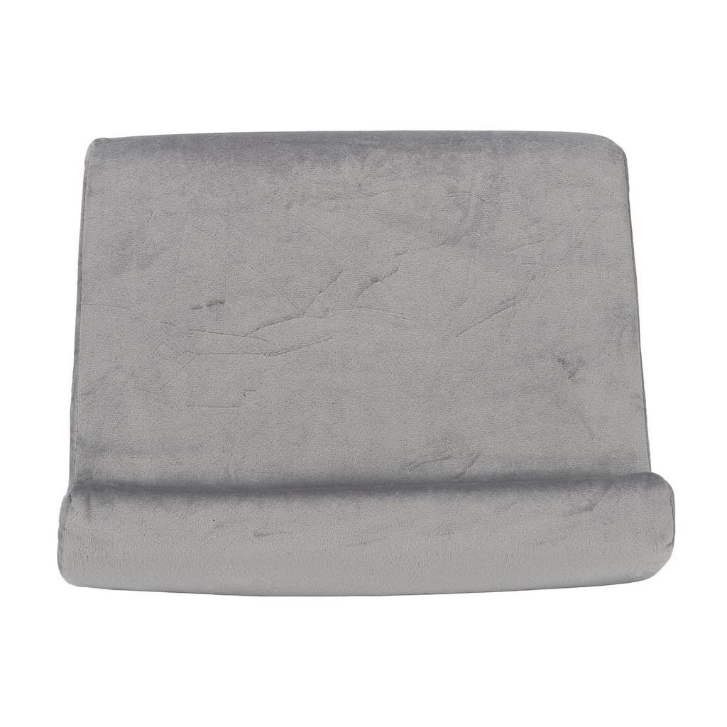 Tablet Pillow Stand Triangular Soft Comfortable Angled Viewing Tablet Reading Pillow Gray