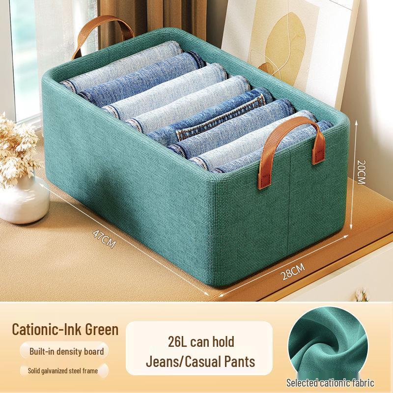 Foldable Steel Frame Fabric Storage Box for Clothes and Underwear