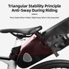 Fahrradsatteltasche Regendichte Fahrrad-Hecktasche 10L Großes Fassungsvermögen mit Rahmen für Mountainbike- und Straßenfahrten