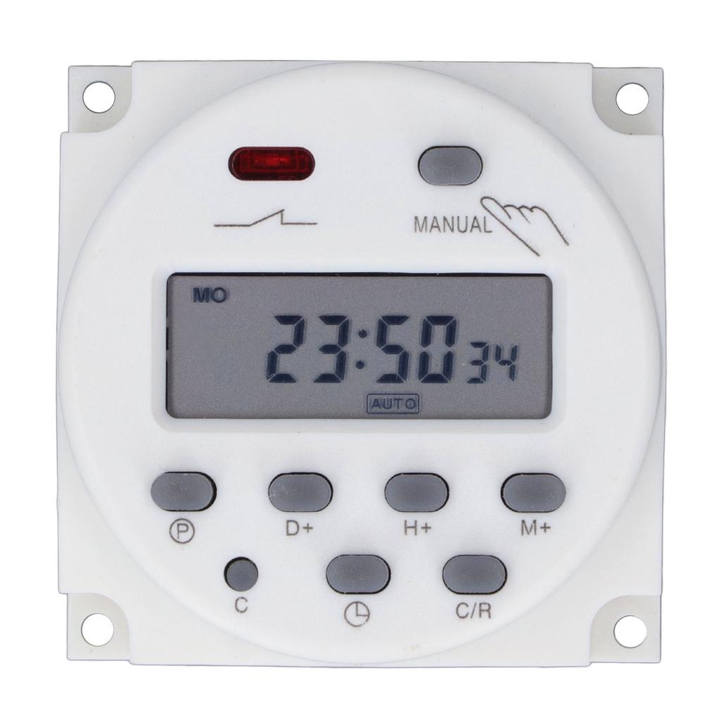 Timer Switch Programmable Time Relay Power Controller AC 220V for Equipment Appliance