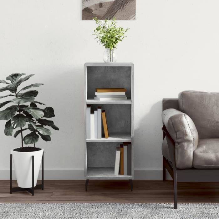 VidaXL Buffet Concrete Grey 34.5x32.5x90 Cm Engineered Wood 828752