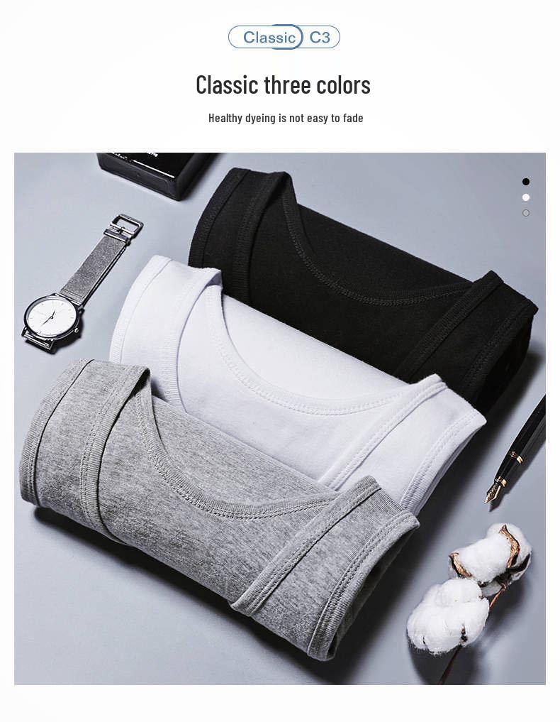 Premium Pure Cotton Men's Casual Tank Top