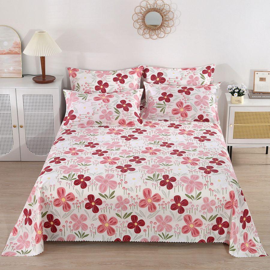 Simple Bed Sheet Double Single Skin-friendly Four Seasons Universal Dormitory Comfortable Skin-friendly Bed Sheet