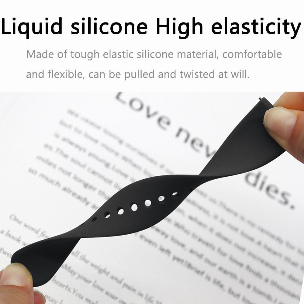 Pulseira esportiva de silicone de 20 mm / 22 mm para Samsung Galaxy Watch 4 5 6 40 mm 44 mm 6 Classic 43 mm / 47 mm 5 LTE 44 mm 5 Pro 45 mm 4 Classic 42 mm 46 mm 3 41/45 mm