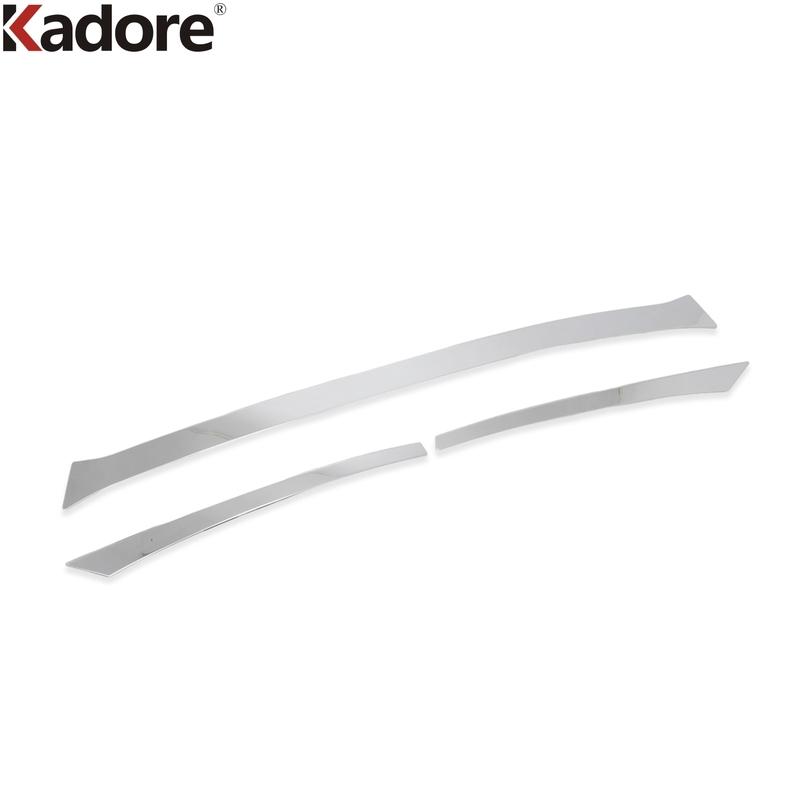 Front Bottom Bumper Cover Trim For Volvo XC60 XC 60 2018   Stainless Steel Car Racing Grille Grills Strip Accessories