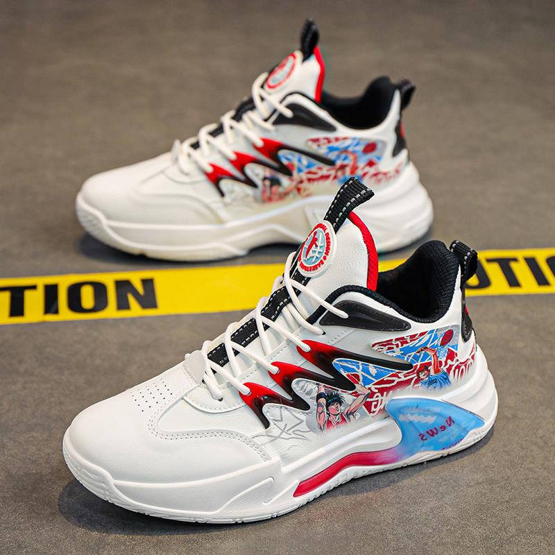 Nye sportssko for menn Mote Mesh Pustende Sports Uformelle Basketballsko