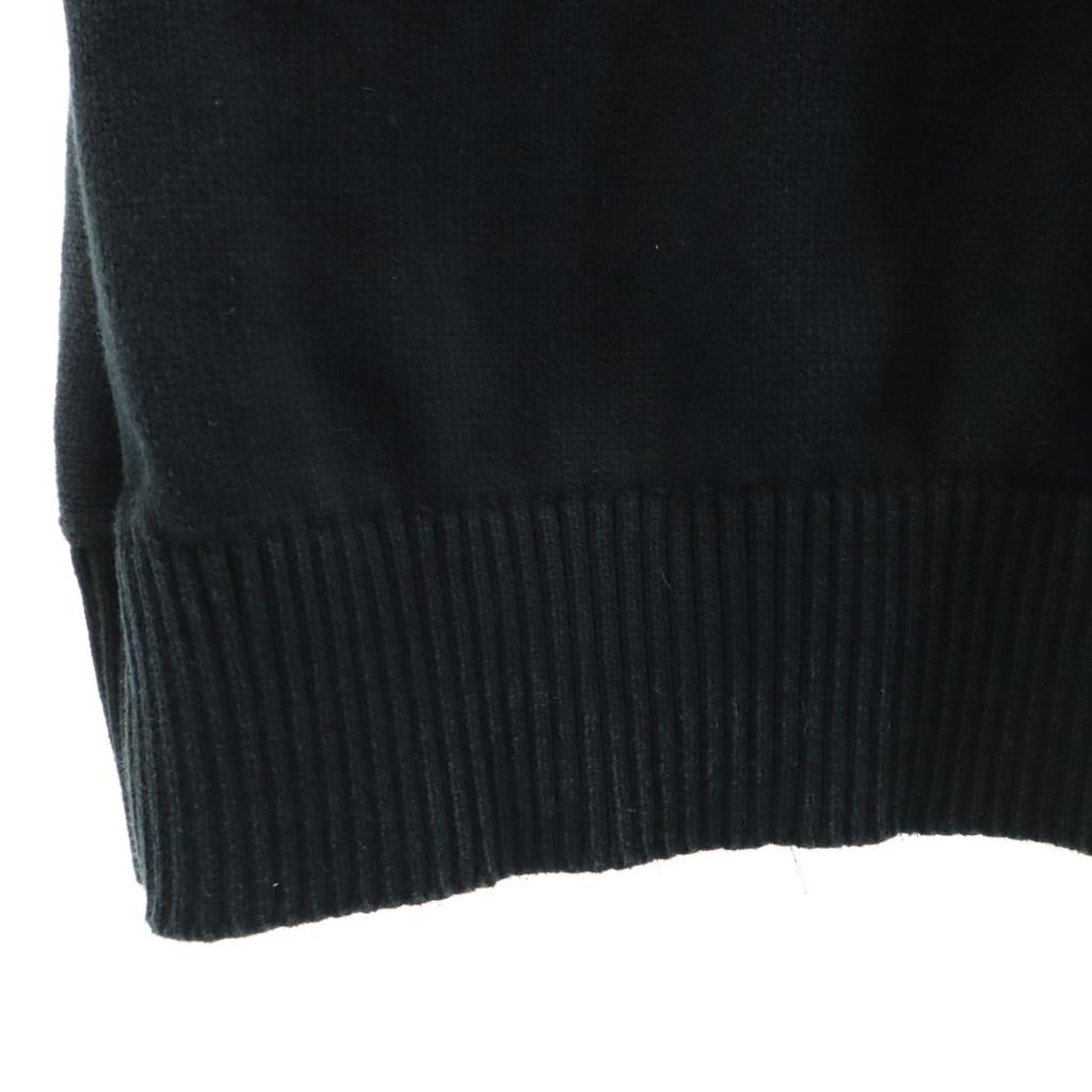 KENZO Long sleeve V-neck knit one piece XS Navy system Women Used