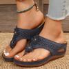 Fashion Women Slippers Outdoor Flip Flops Summer Casual Flower Slippers Non-slip Beach Wedge Sandals Platform Walking Shoes Slides Women