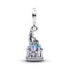 Miniso Disney Flower Fairy Castle Bow Charm Silver 925 Fine Jewelry For Women Original Bracelet Beads New