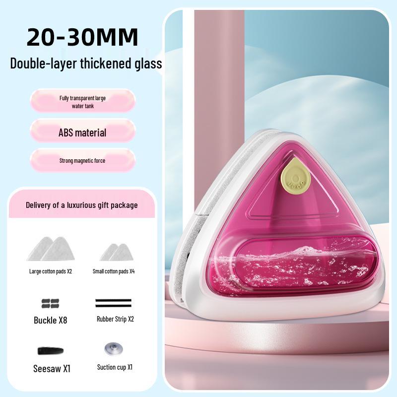 Double-Sided Magnetic Glass Cleaner - Multi-Functional Thickened Glass Wiper