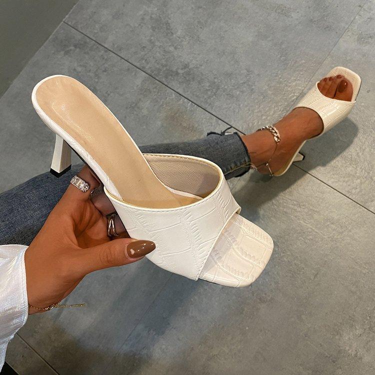 

Женские босоножки на блочном каблуке, модные туфли без шнуровки на низком каблуке со стразами, повседневные сандалии 39