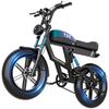 ASKGO T20 Elektrische Fiets, 20"×4.0" Dikke Band Ebike met 48V 20AH Batterij, Volledige Vering, voor Buiten & Stedelijk Woon-werkverkeer
