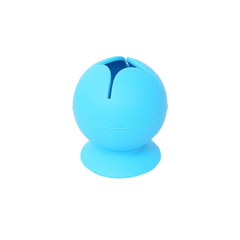 Silicone World Waste Collector Silicone Storage Box Suction Cup Handmade Garbage Collector For Desktop Accessories Tools