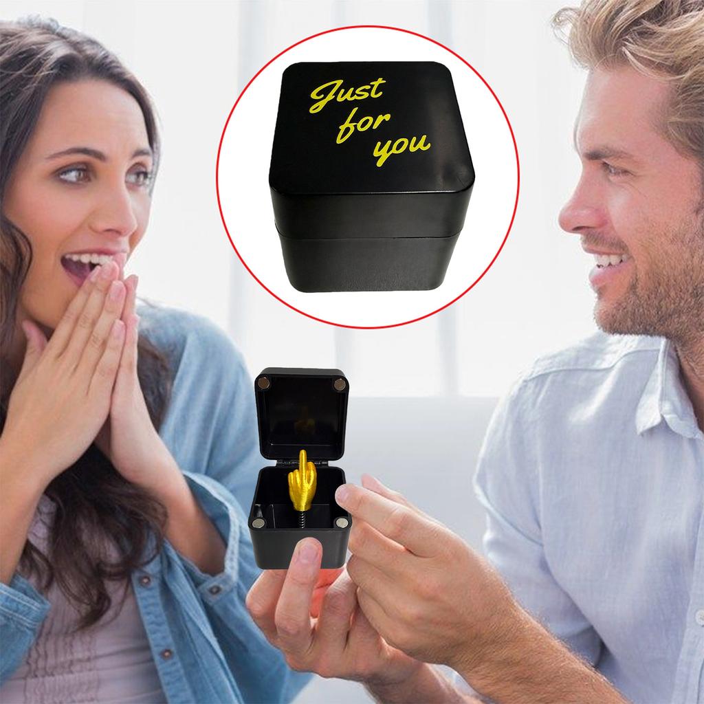 Middle Finger In A Box Annoying Gift Box Middle Finger Surprise Box Christmas Fun Prank Gift