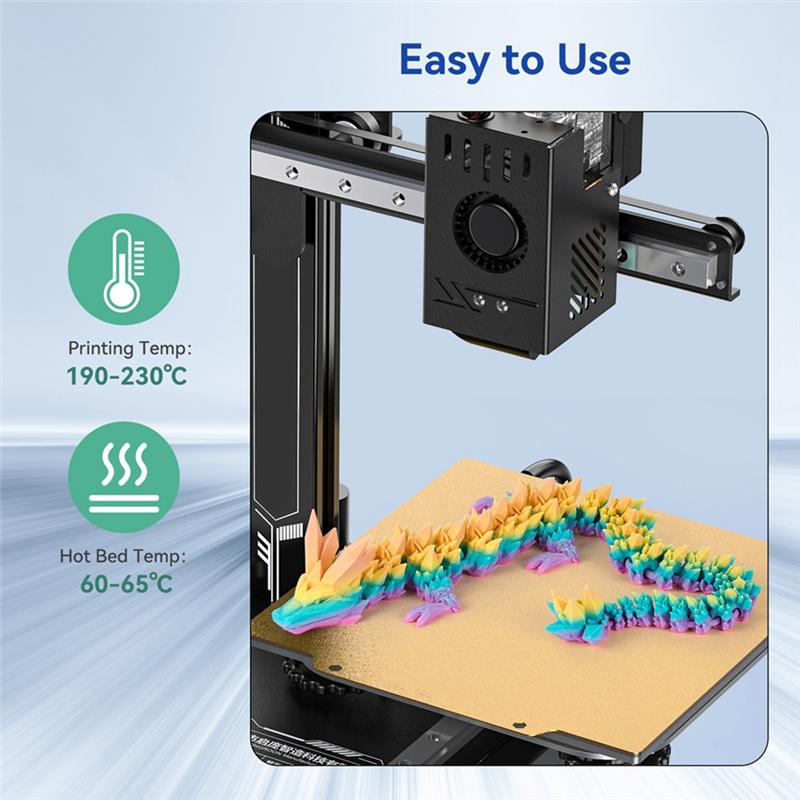 

A95I-Low Gloss PLA Filament 1.75Mm 1Kg Matte Rainbow Multicolor Gradient 3D Printer Filament New Color Change