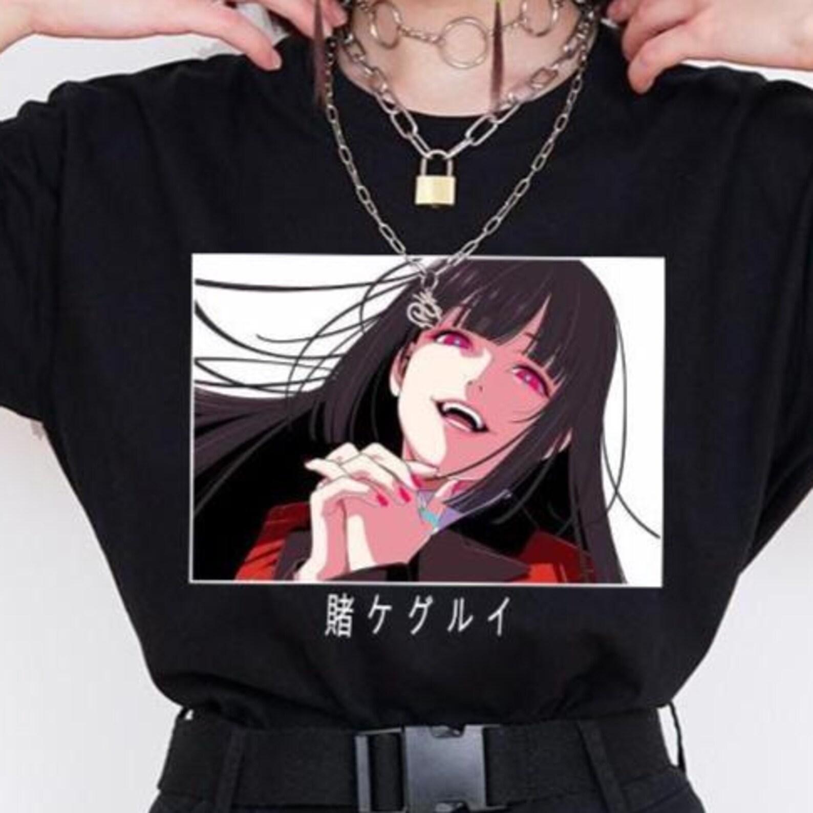 Yumeko Jabami Kakegurui Anime Shirt – Cosplay Tee,Kakegurui Tshirt XL