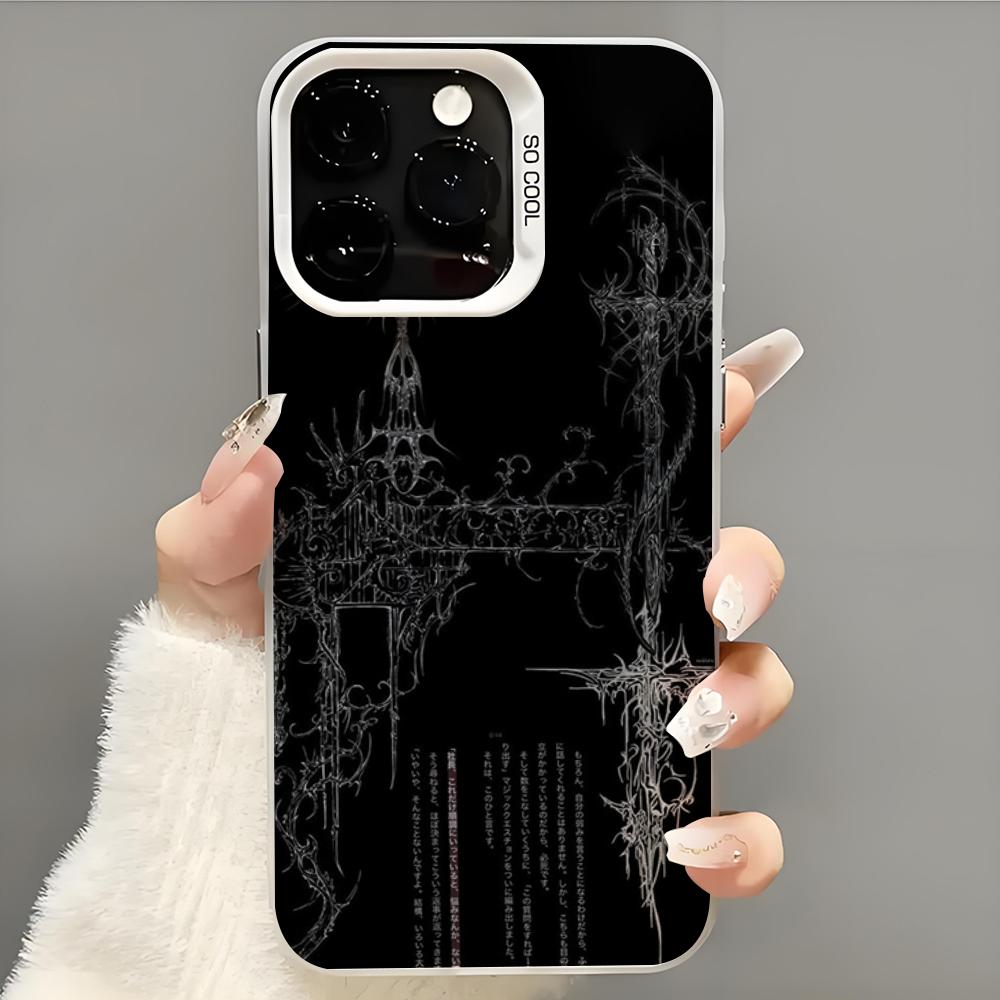 Cool Cyber Sigil Cross Phone Case  Phone Case For iPhone 14 16 15 11 12 13 Pro Max Mini Plus Shockproof Cover
