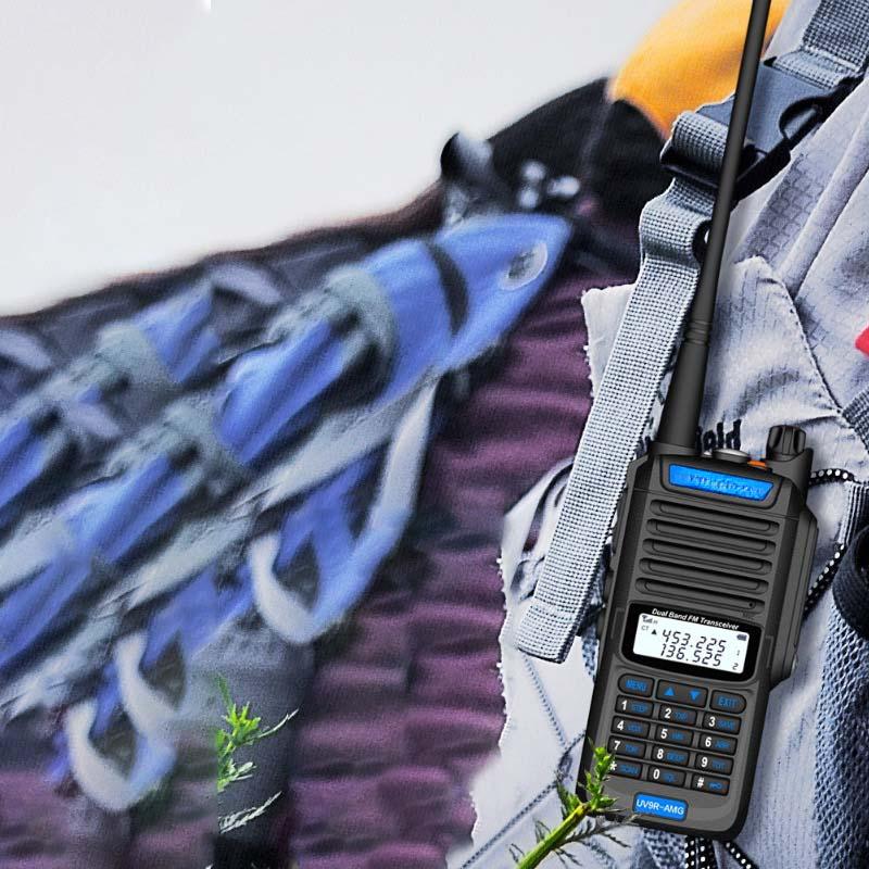 20W IP68 Waterproof Original BAOFENG UV9R-AMG Dual Band Two Way Handheld Radio Walkie Talkie