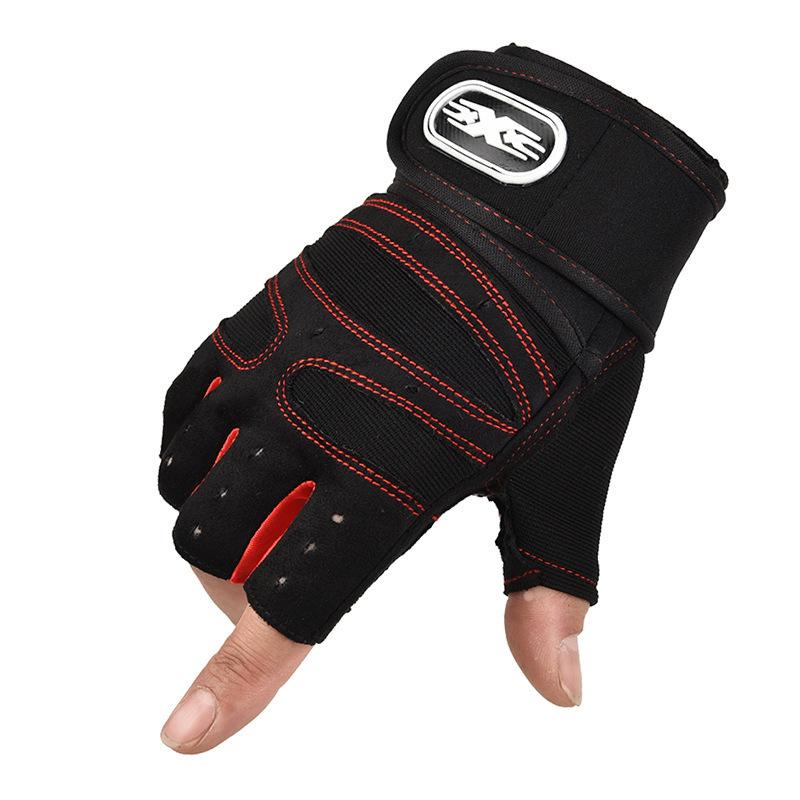 

Gym Gloves for Men Women Fitness Weight Lifting Wristband Gloves Body Building Training Sports Exercise Cycling Glove Shockproof M