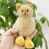 Whimsical Bear Plush Bag Charm Keychain Adorable 18cm Doll For Girls Gifts