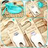 Tooth Fairy Kit Includes Wooden Tooth Pendant, Glass Bottle, Storage Bag, Suitable for Lost Teeth Period,Birthday Parties,Holiday Parties,Mother'S Day