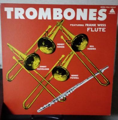 LP Record FRANK WESS, HENRY COKER, BILL HUGHE - Trombones WAJ50037 ARISTA Japan Jazz Used