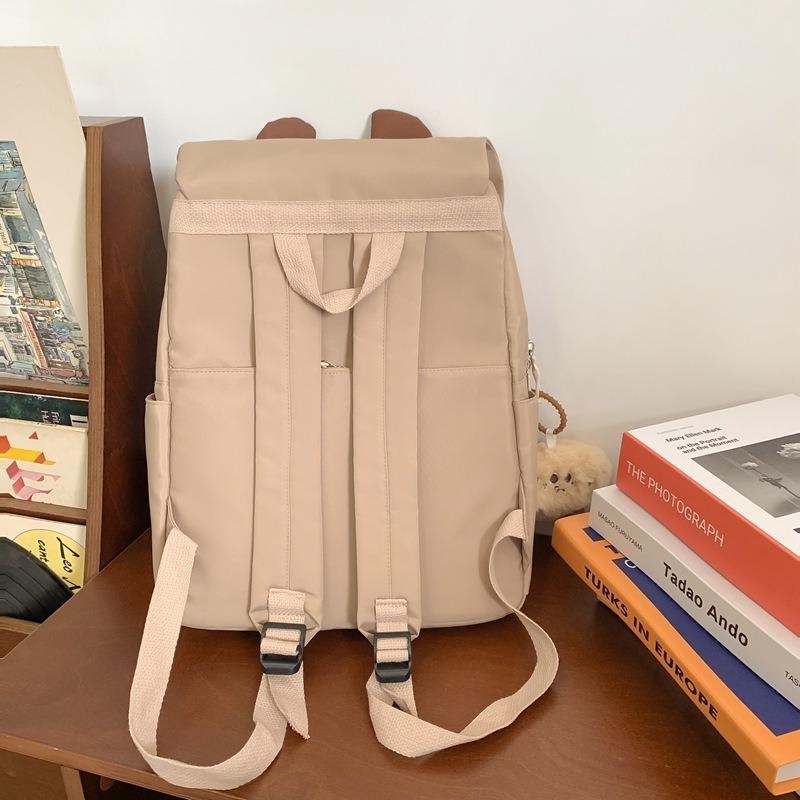 School bag girl cute junior high school student large capacity versatile backpack college student simple ugly shopping backpack