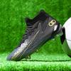 Mens Football Shoes TF/FG Lace Up Non-slip Breathable Anti Slip Soft Elastic Professional Training Soccer Shoes for Men