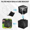 Pump Barrier Bag Replacement Pond Pump Bag Mesh Filter Bag Anti-Clogging Cover with Drawstring Fine Mesh Screen