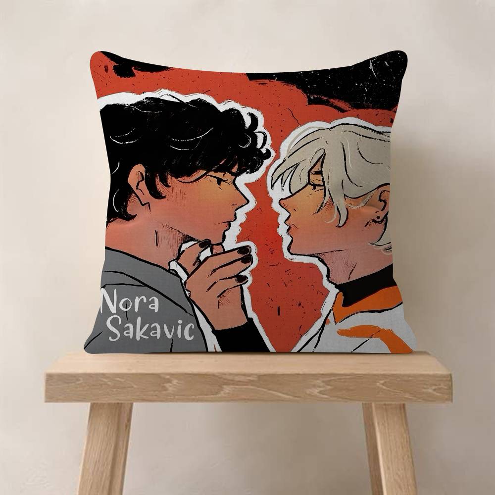 The Foxes All For The Game Cushion Cover Pillowcase Upholstery Sofa Throw Pillow Home Decor Pillowcas