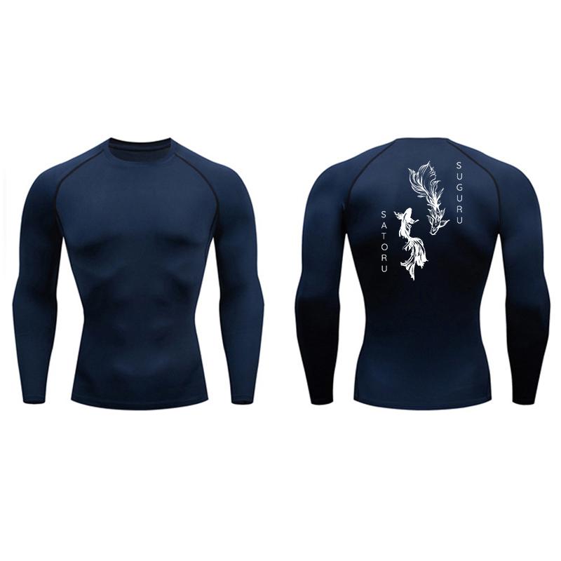 

Sword Print Long Sleeve Compression Shirt for Men Athletic Quick Dry Tshirts Tops Gym Workout Running Baselayers Undershirts S