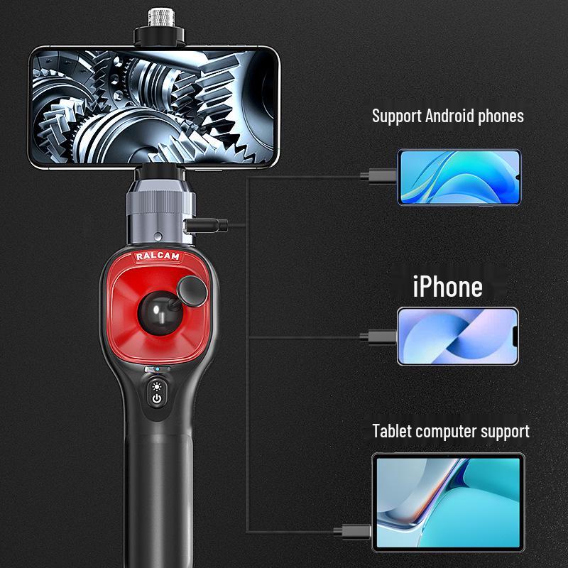 RALCAM High-Temperature Resistant 360° Rotating Auto Repair Industrial Endoscope