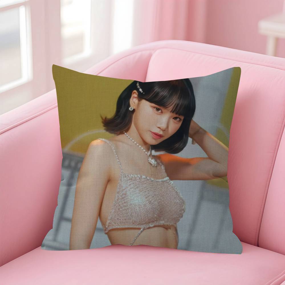 Singer C-Chaewon Beauty Pillow Cover For Bedroom Room And Living Room Sofa Decorative Cushion Cover