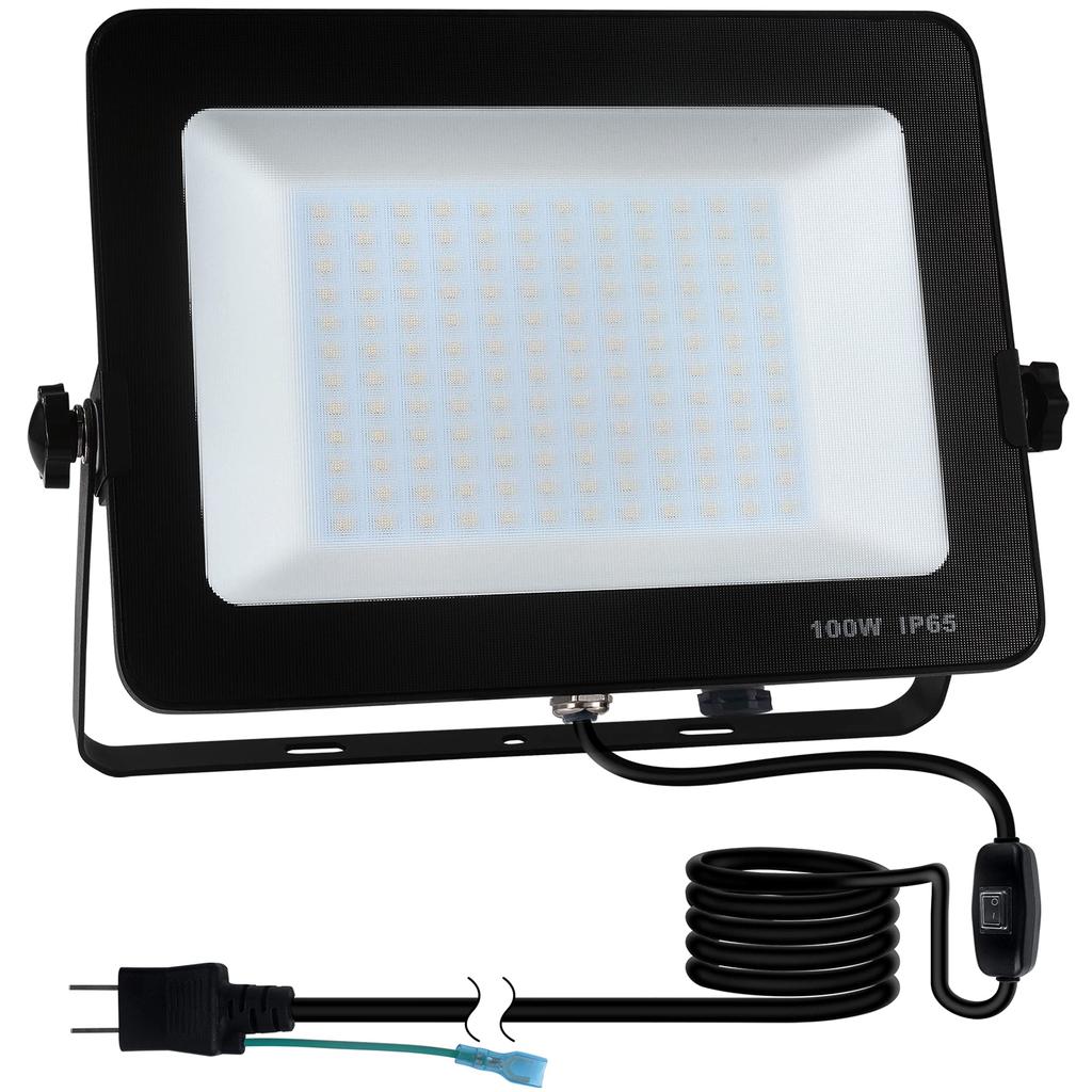 LED světlomet 100W ultra jasné pracovní světlo venkovní LED světlo IP65 vodotěsné a prachotěsné Vybaveno vodotěsným ventilačním filtrem