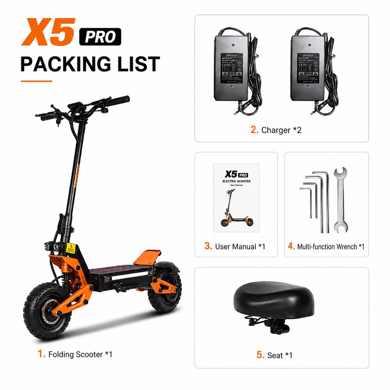 X5 Pro 6000W Dual Motor Electric