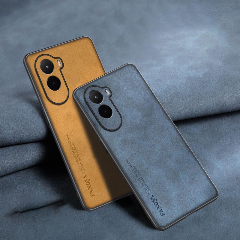 EUCAGR Luxury Sheepskin PU Leather Phone Case For Xiaomi POCO M7 Protect Stand Back Cover For Xiaomi POCO M7