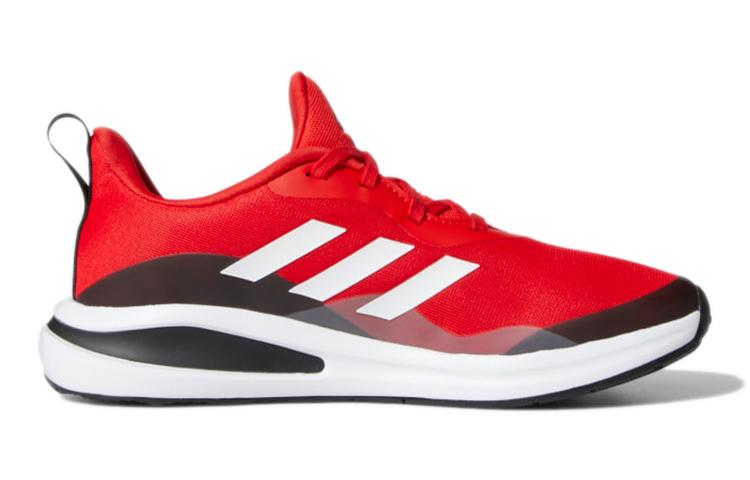 adidas FortaRun J Lace Running J Abrasion Resistant Low Top Sports Casual Shoes Red Black Kids' GY2745