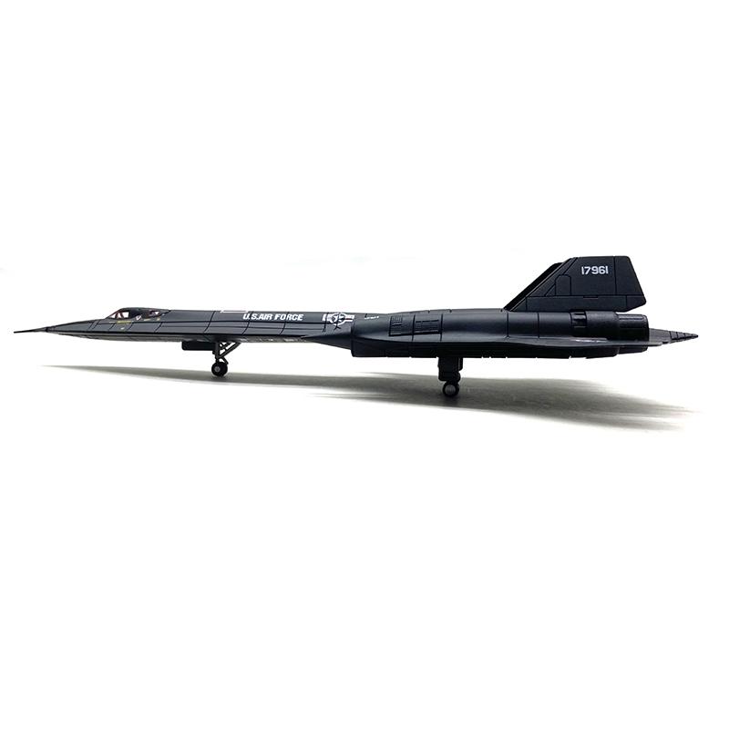 1/144 Scale US Air Force SR-71 Blackbird Reconnaissance Aircraft Alloy Model Diecast Airplane Model